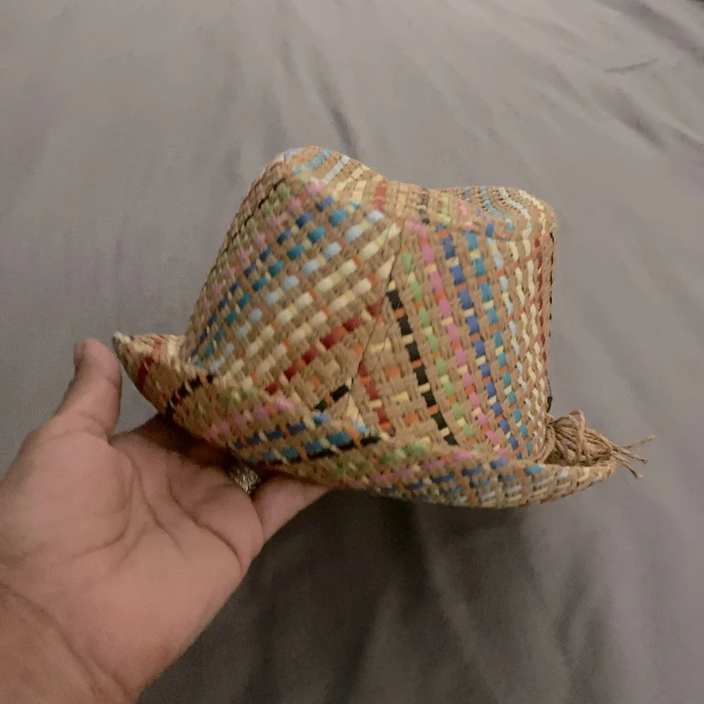 Panama Jack Multicolor Straw Hat - Picture 2 of 5